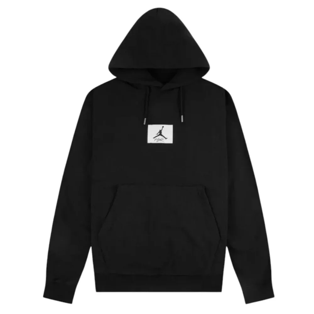Jordan Statement Fleece Heavyweight Hoodie Mens Size 2XL Black French Terry NWT